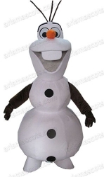 Frozen Olaf Snowman mascot