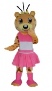 Girl Tiger Mascot