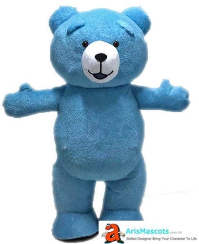 Inflatable Blue Bear Costume