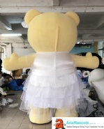 Inflatable Girl Bear Costume