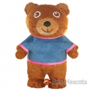 2m/2.6m Inflatable Bear Costume